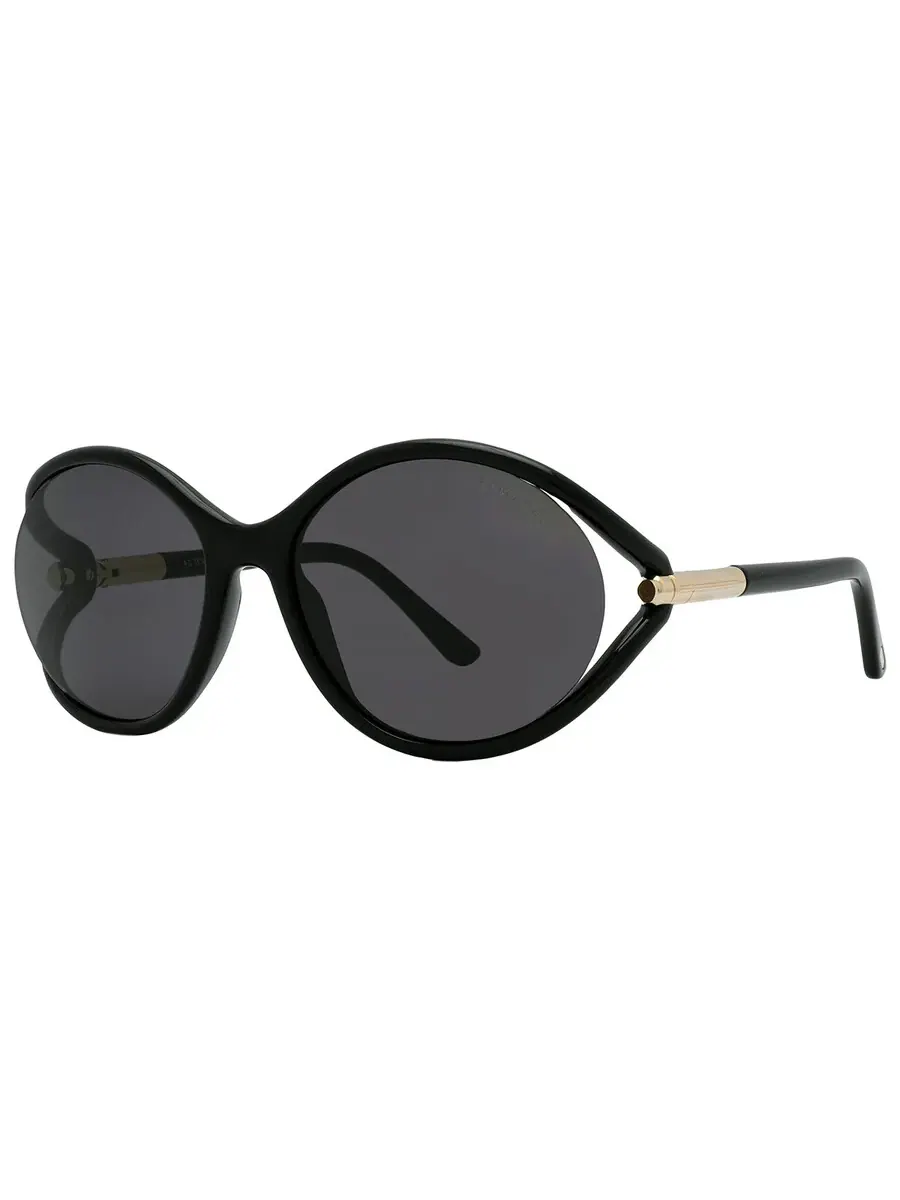 Женские солнцезащитные очки Tom Ford Melody Smoke Oval FT1090 01A 59 — изображение 3 из 5, серый