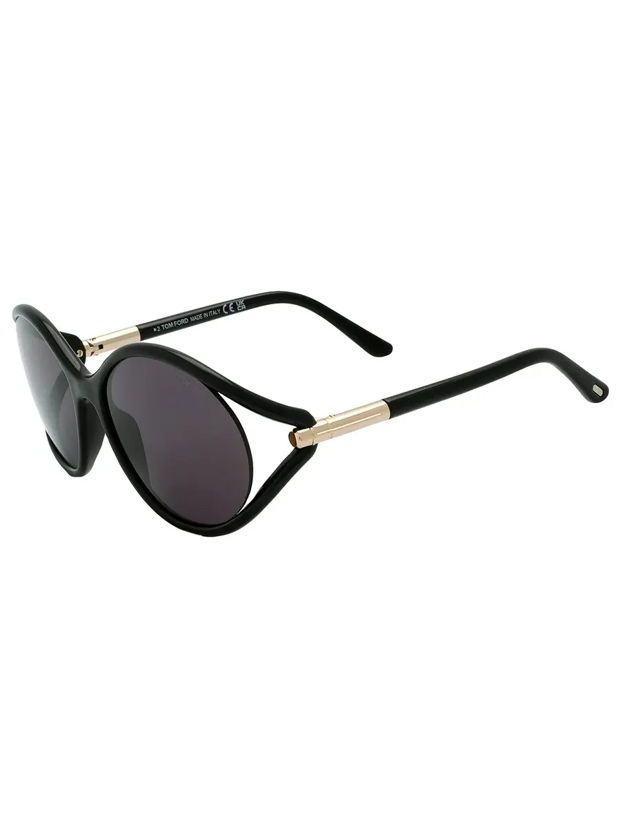 Женские солнцезащитные очки Tom Ford Melody Smoke Oval FT1090 01A 59 — изображение 4 из 5, серый