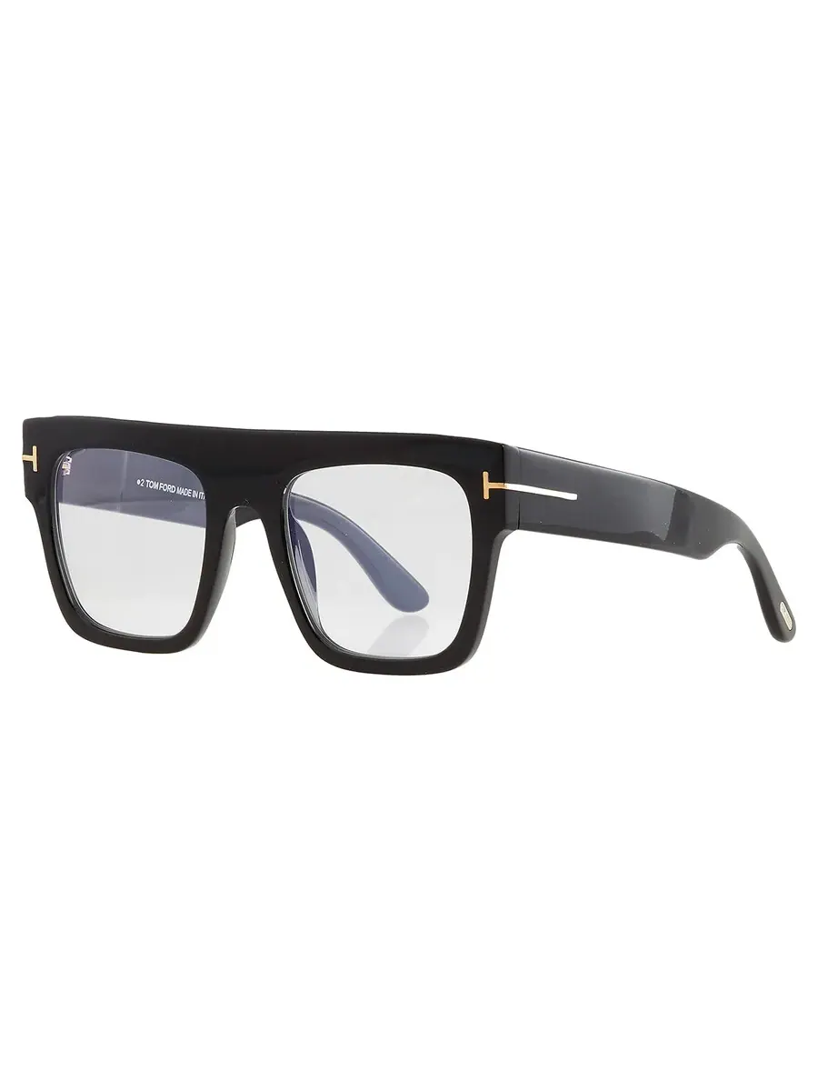 Женские очки Tom Ford Renee Blue Light Block Browline FT0847 001 52 — 3