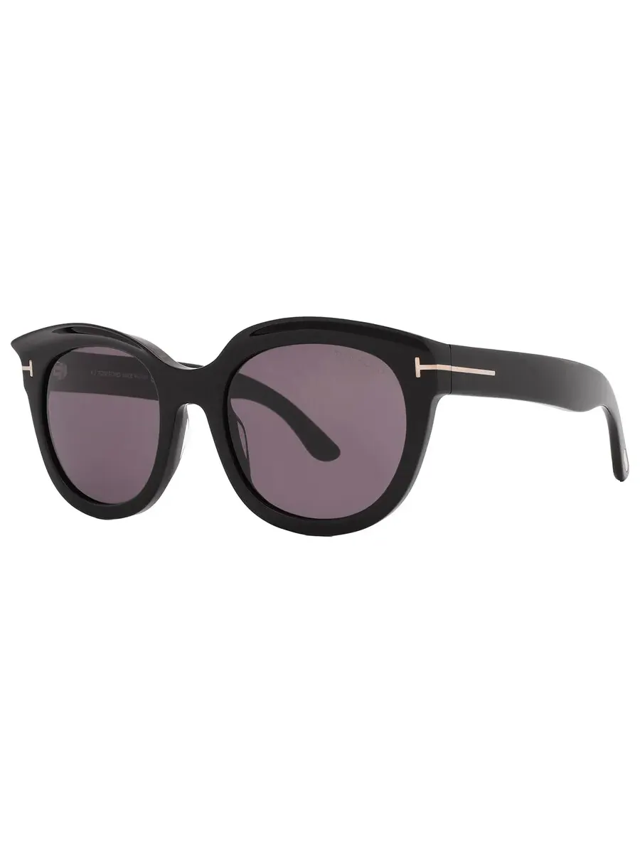 Женские солнцезащитные очки Tom Ford Tamara Smoke Oval FT1114 01A 54 — изображение 3 из 5, серый