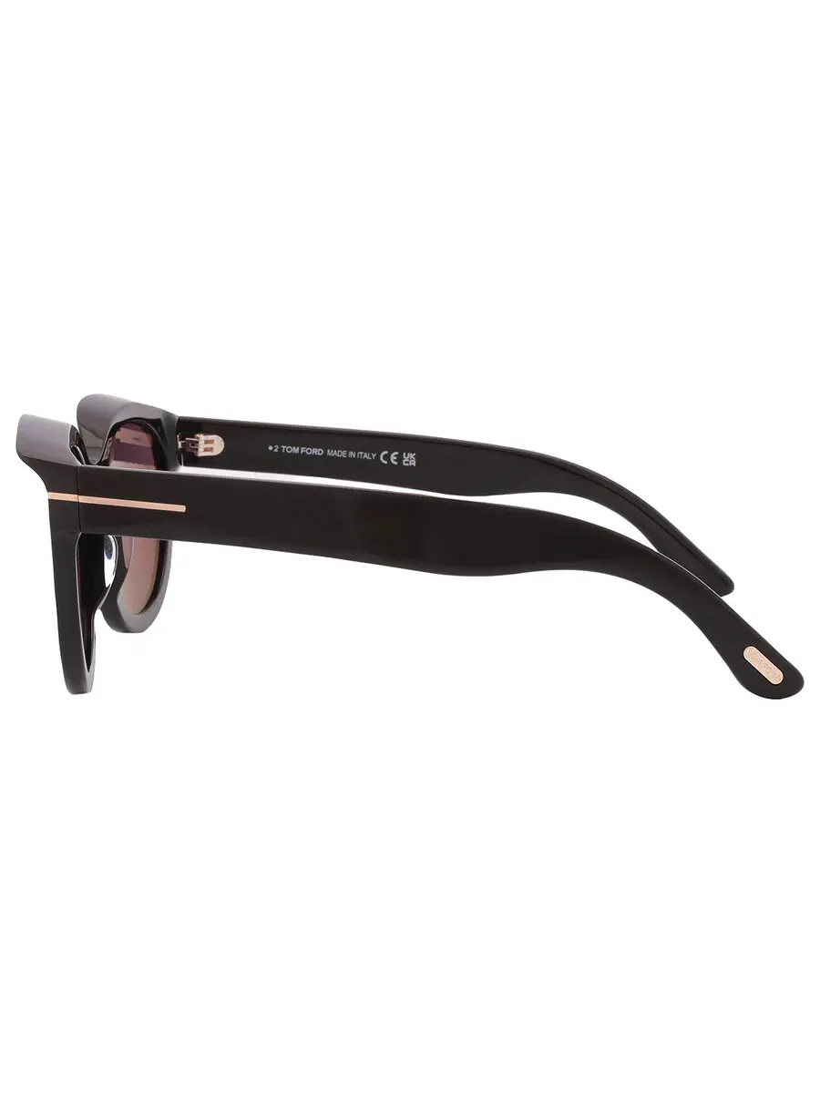 Женские солнцезащитные очки Tom Ford Tamara Smoke Oval FT1114 01A 54 — изображение 5 из 5, серый