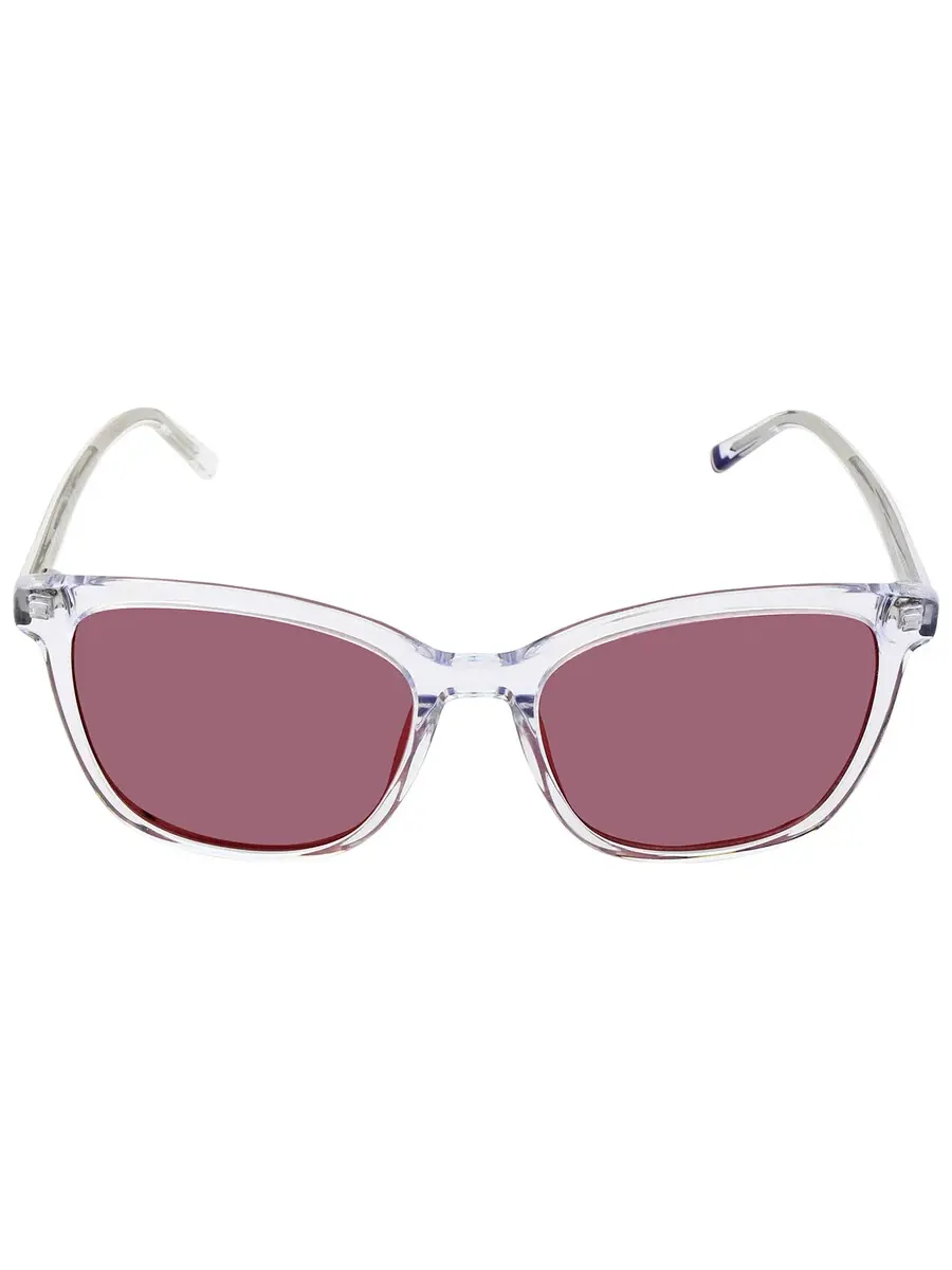 Женские солнцезащитные очки Tommy Hilfiger бордовые прямоугольные TH 1723/S 0900 54