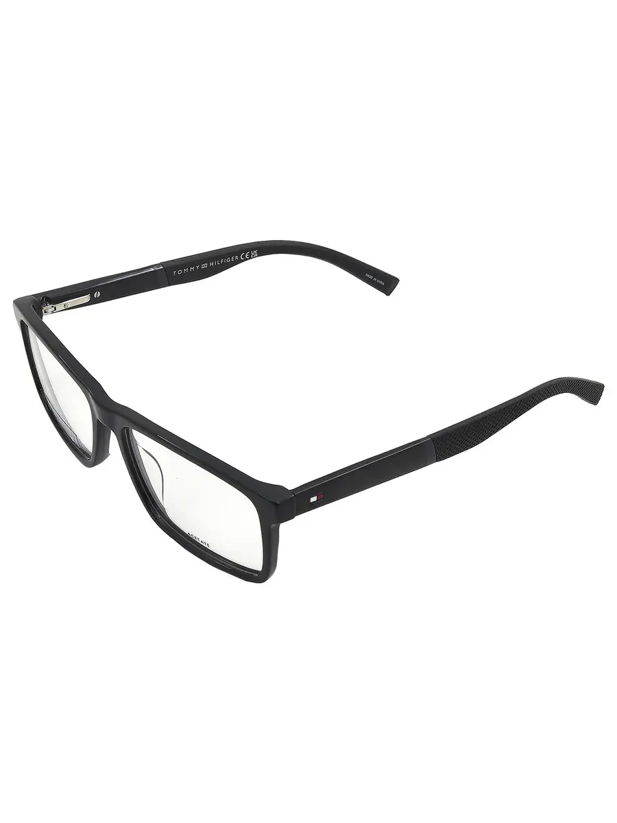 Мужские очки Tommy Hilfiger Demo Rectangular TH 1909 0807 56 — изображение 5 из 6, черный