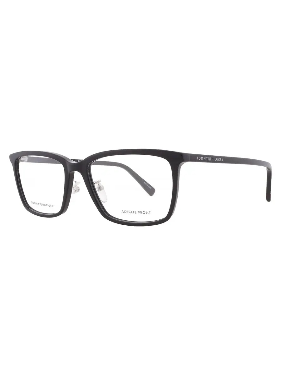 Мужские прямоугольные очки Tommy Hilfiger Demo TH 2015/F 0807 57 — изображение 2 из 5, черный