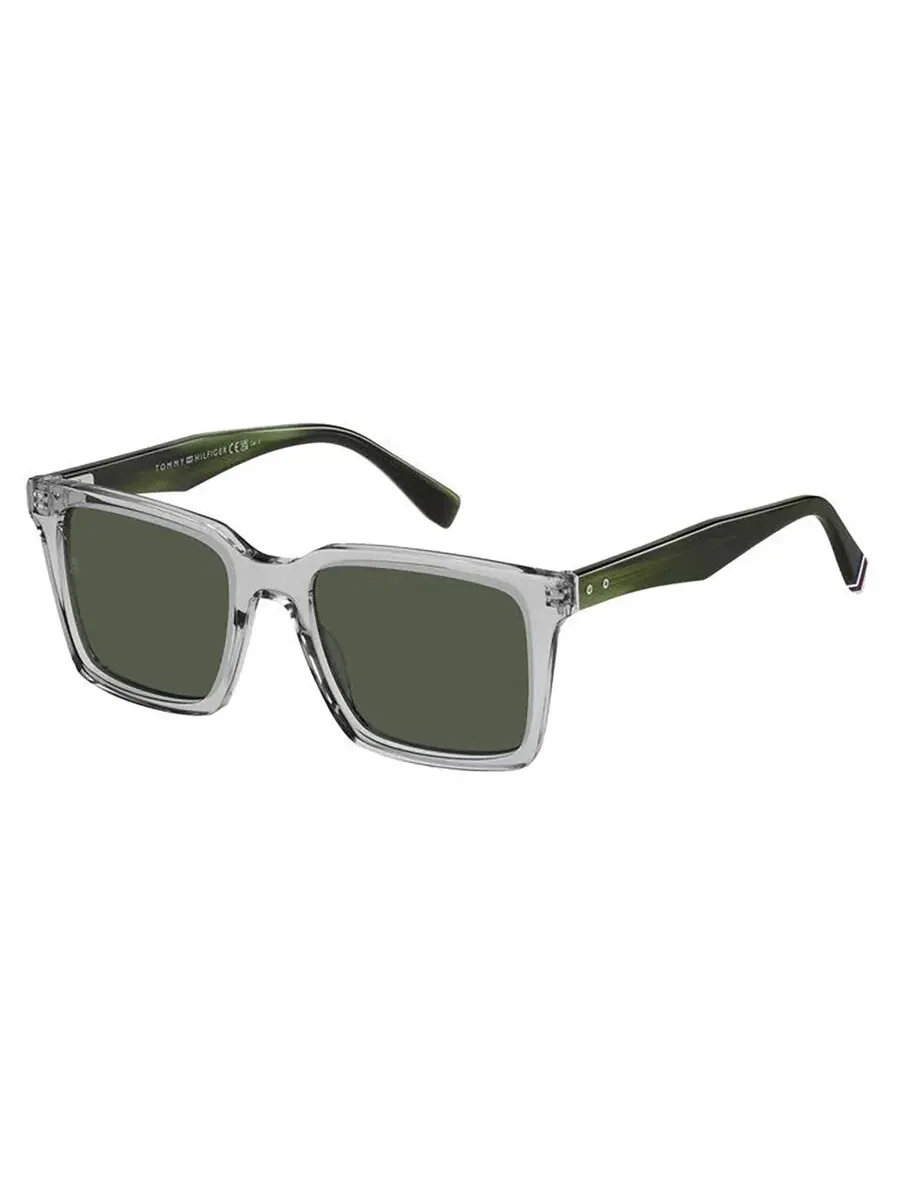 Мужские солнцезащитные очки Tommy Hilfiger Green Square TH 2067/S 0KB7/QT 53