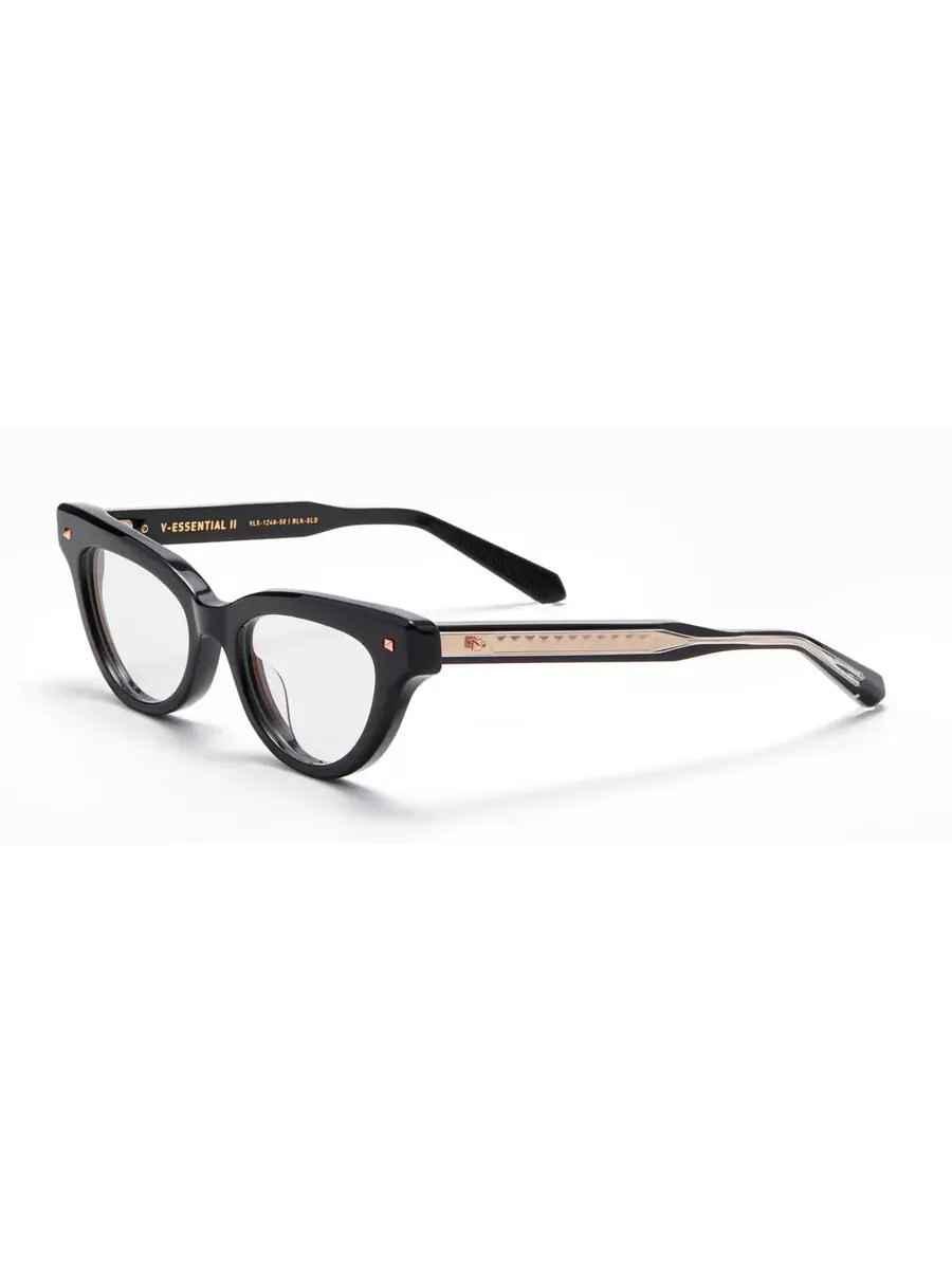 Valentino ESSENTIAL - II Демонстрационные женские очки кошачий глаз VLX-124 A 50 Valentino Garavani — черный