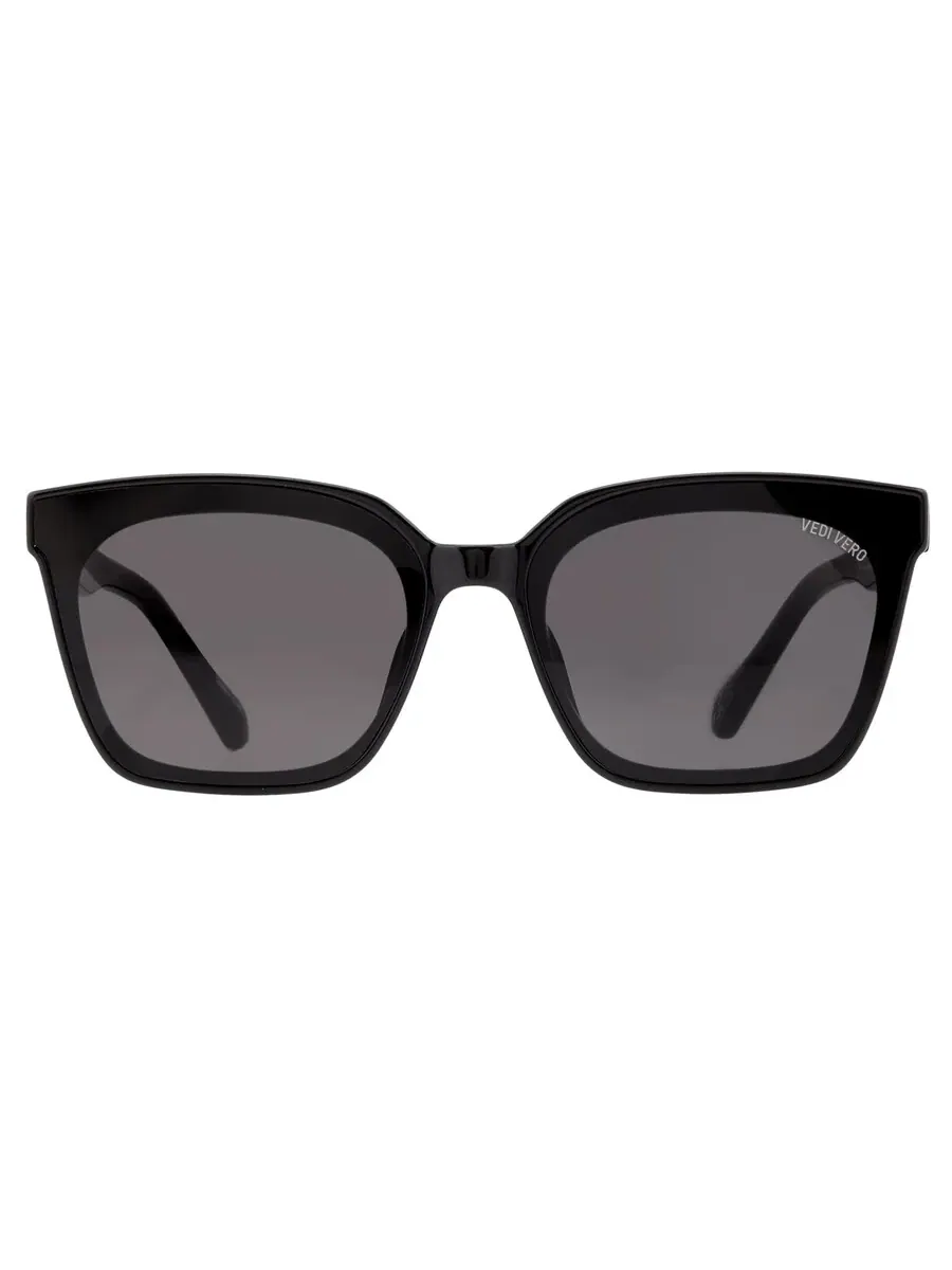 Солнцезащитные очки Vedi Vero Dark Grey Square для мужчин и женщин VVCI18 BLK 65