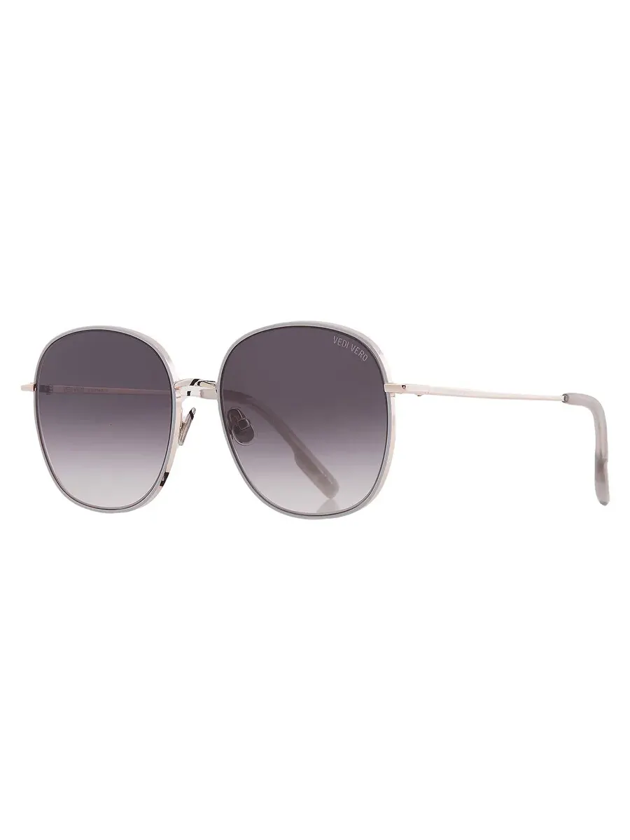 Женские солнцезащитные очки Vedi Vero Grey Gradient Square VVBM09 GRY 58 — изображение 2 из 4, серый