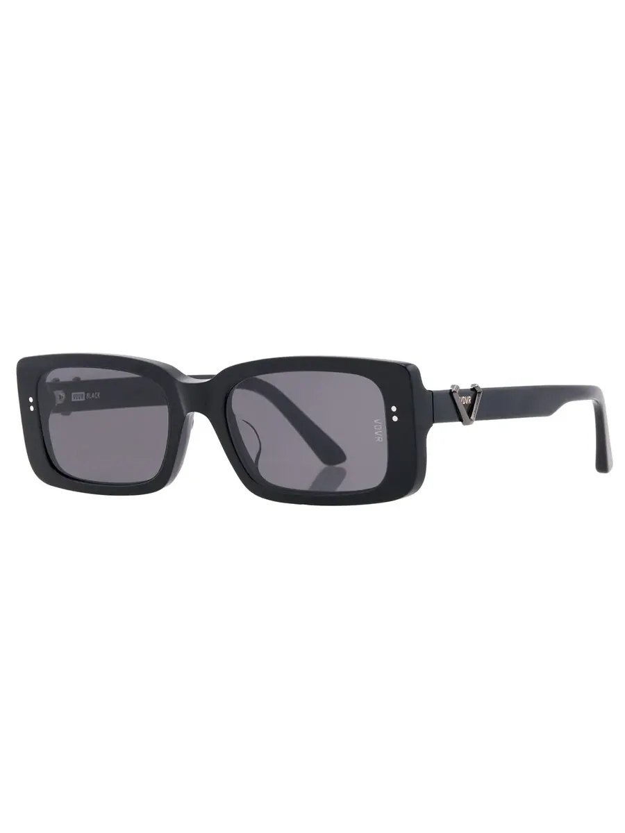 Солнцезащитные очки Vedi Vero Grey прямоугольные унисекс VRCA01 BLK 53 — изображение 2 из 4, черный