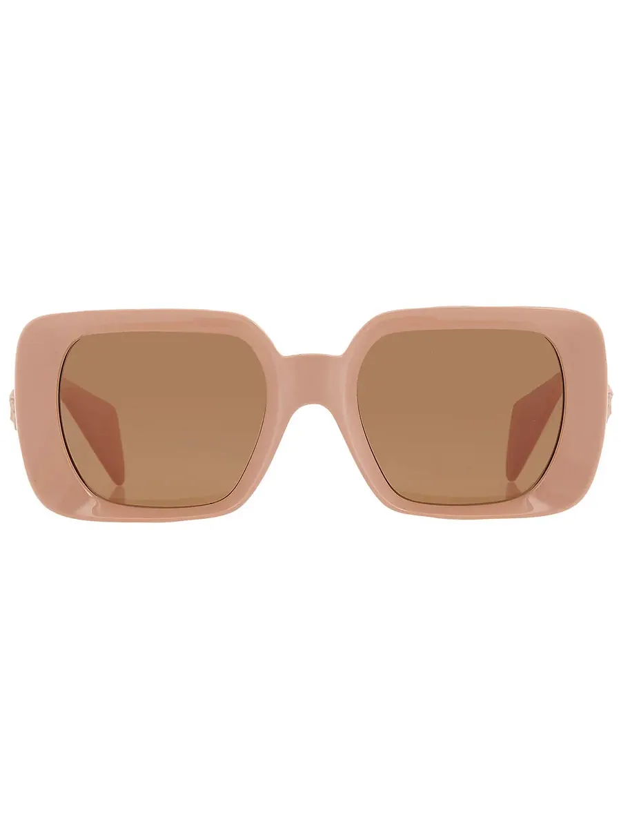 Женские солнцезащитные очки Versace Brown Square VE4473U 548973 56 — бежевый