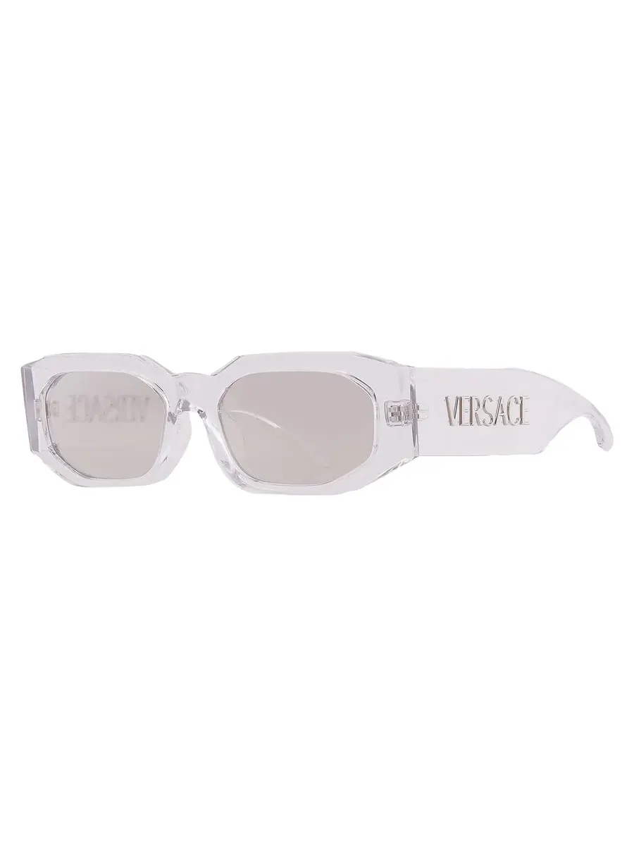 Солнцезащитные очки Versace Clear Mirror Silver Irregular VE4489U 148/8V 55 — изображение 2 из 5, прозрачный