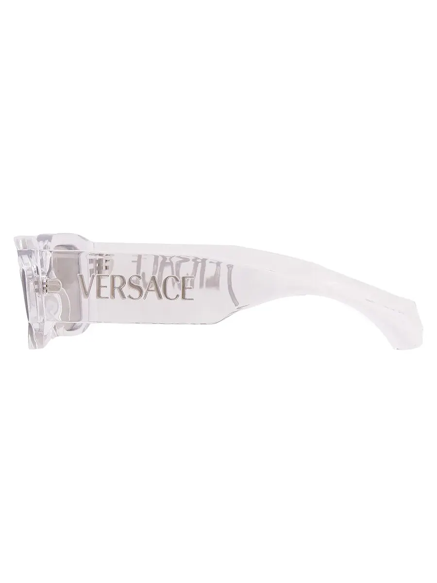 Солнцезащитные очки Versace Clear Mirror Silver Irregular VE4489U 148/8V 55 — изображение 4 из 5, прозрачный