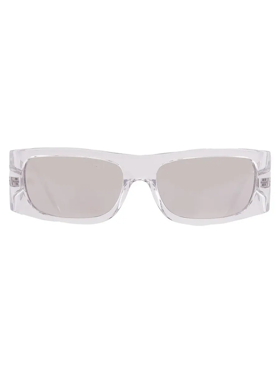 Мужские солнцезащитные очки Versace Clear Mirror Silver Wrap VE4482 148/8V 57