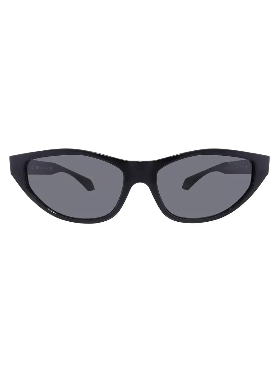 Солнцезащитные очки женские Versace Dark Grey Cat Eye VE4491U GB1/87 55