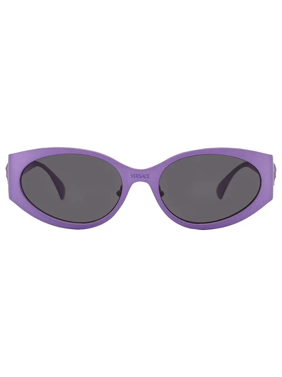 Женские солнцезащитные очки Versace Dark Grey Oval VE2263 150287 56