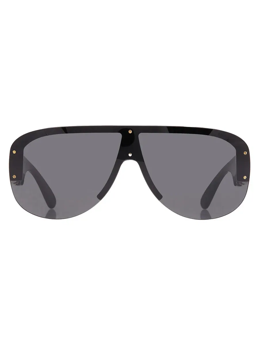Мужские солнцезащитные очки Versace Dark Grey Shield VE4391 GB1/87 148