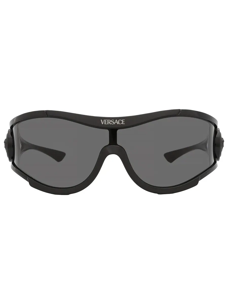 Очки солнцезащитные унисекс Versace Dark Grey Shield VE4475 536087 142