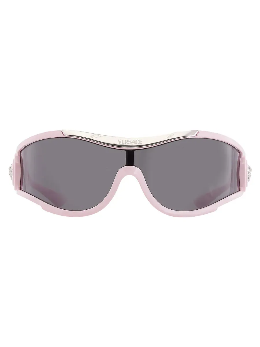Очки солнцезащитные унисекс Versace Dark Grey Shield VE4475 548587 42