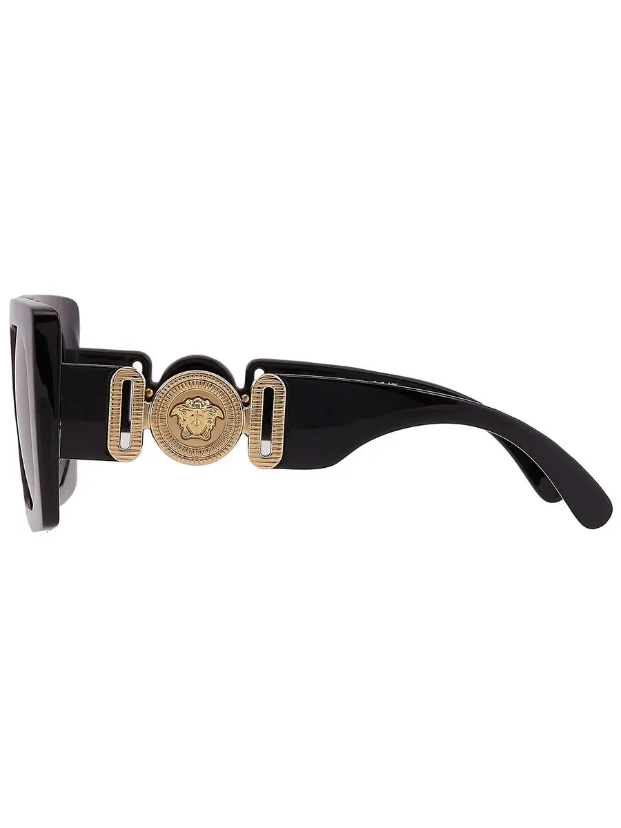 Мужские солнцезащитные очки Versace Dark Grey Sport VE4478U GB1/87 55 — изображение 4 из 5, черный