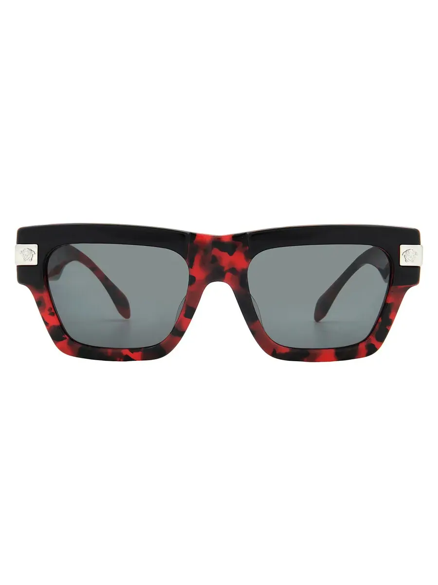 Мужские солнцезащитные очки Versace Dark Grey Square VE4464F 545787 55