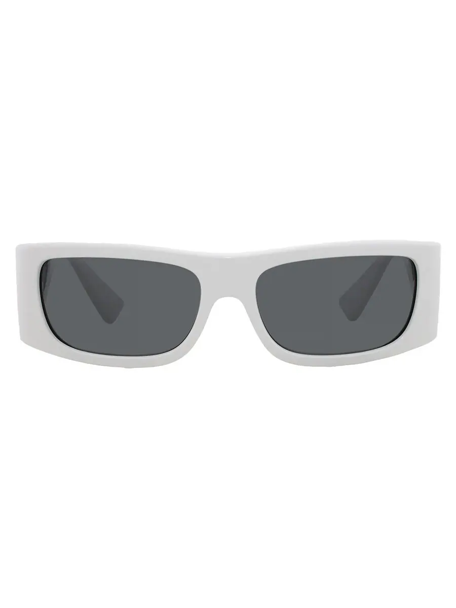 Мужские солнцезащитные очки Versace Dark Grey Wrap VE4482 314/87 57