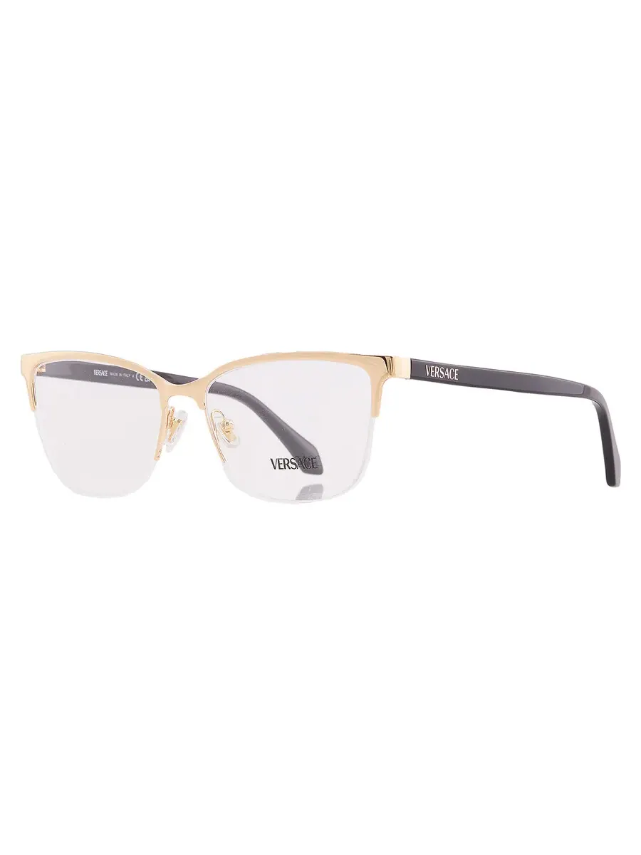 Очки для женщин Versace Demo Cat Eye VE1304 1002 54, золотой/черный — 2