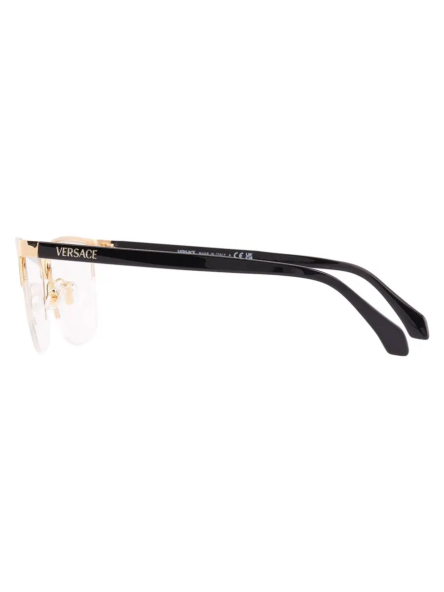 Очки для женщин Versace Demo Cat Eye VE1304 1002 54, золотой/черный — 4
