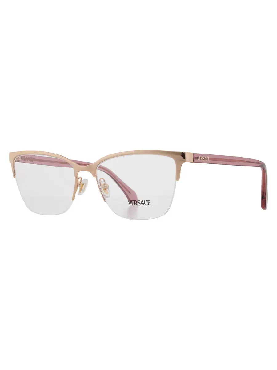 Очки для женщин Versace Demo Cat Eye VE1304 1412 54, розовое/золото — 2