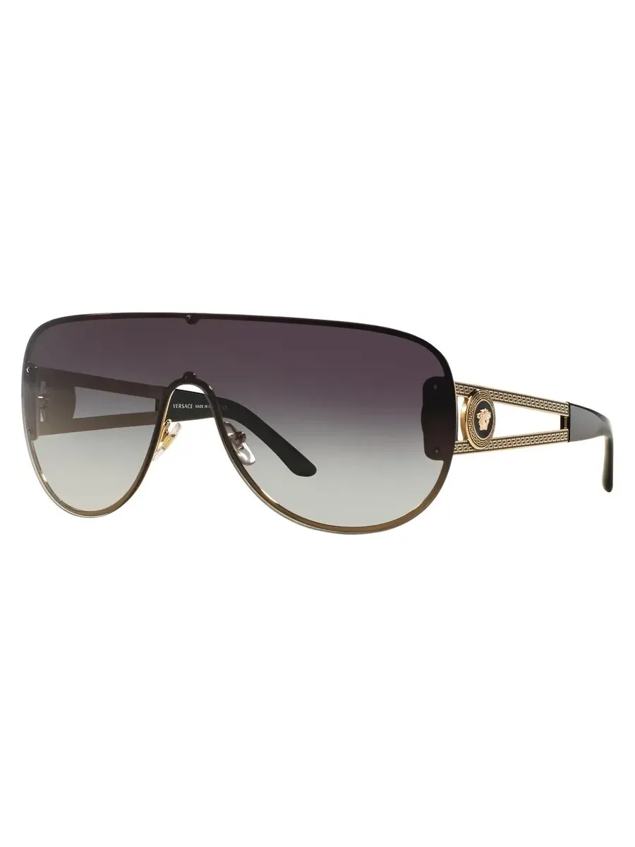 Очки для женщин Versace Grey Gradient Shield VE2166 12528G 141