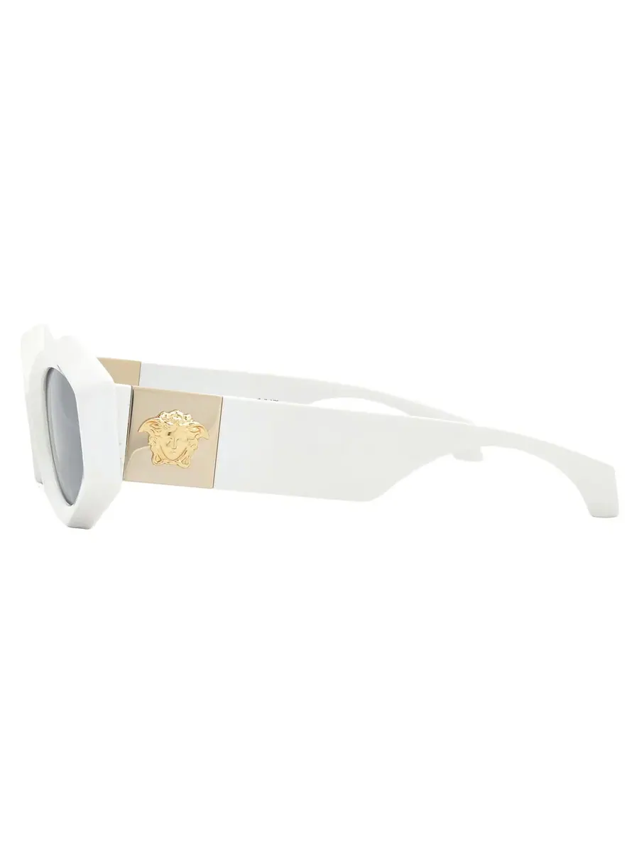 Очки для женщин Versace Grey Irregular VE4466U 546280 54 — изображение 3 из 5, белый