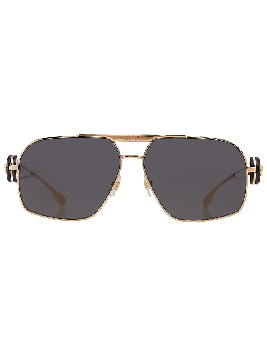 Мужские солнцезащитные очки Versace Grey Navigator VE2269 100287 62