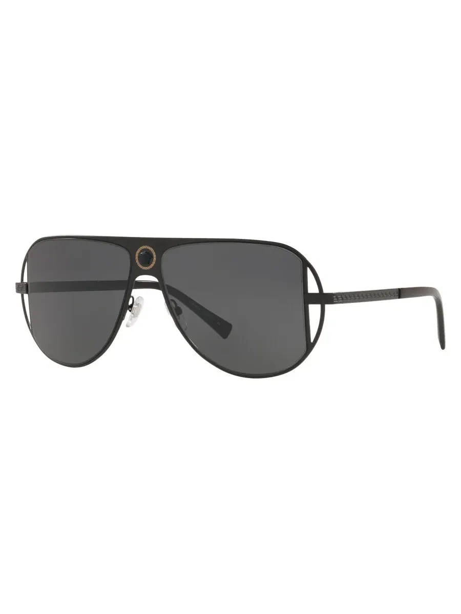 Мужские солнцезащитные очки Versace Grey Pilot VE2212 100987 57
