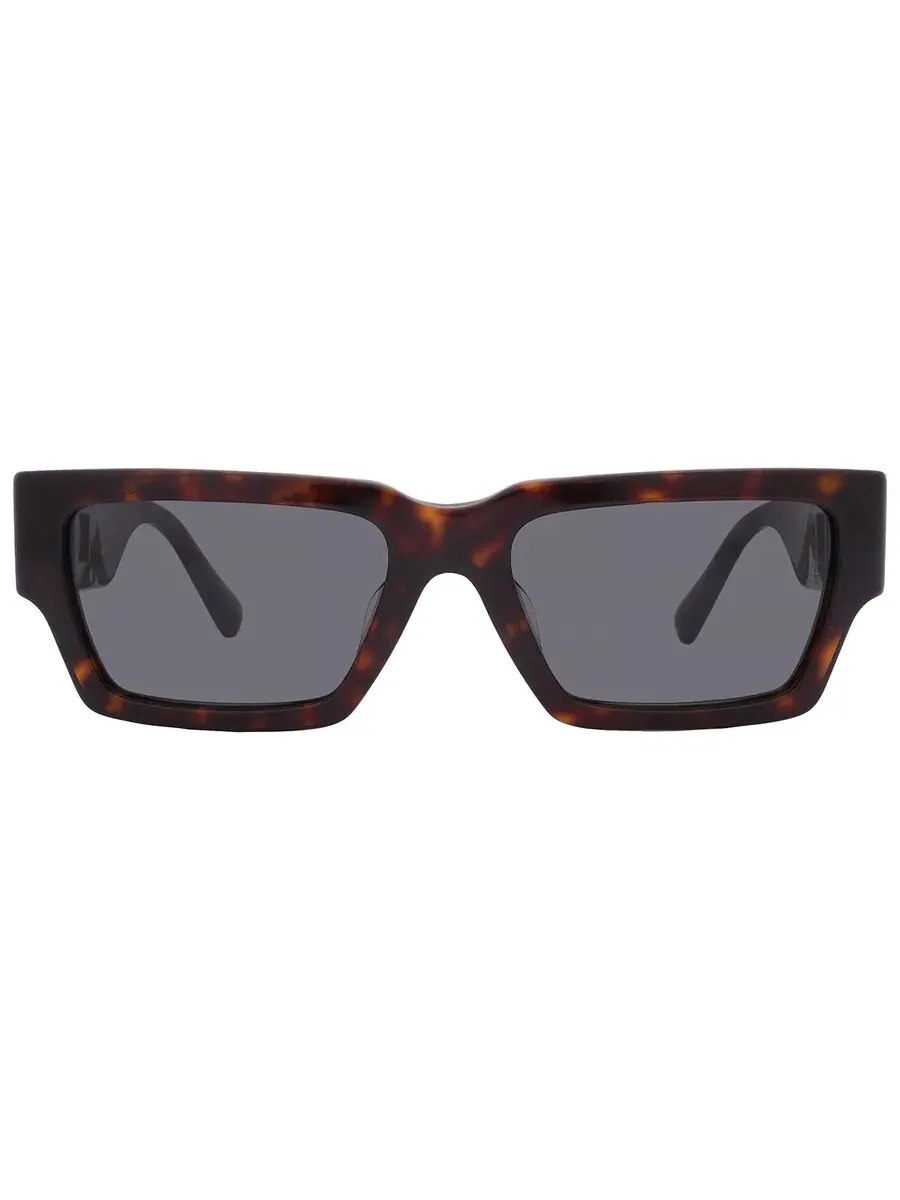 Серые прямоугольные мужские солнцезащитные очки Versace VE4459F 108/87 54