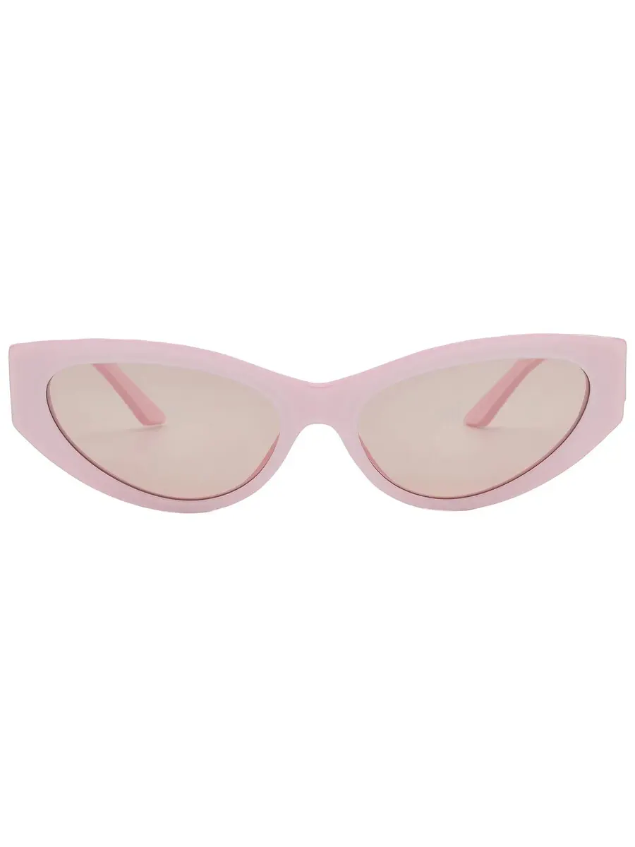 Женские солнцезащитные очки Versace Light Pink Mirror Silver Cat Eye VE4470B 5473/5 56