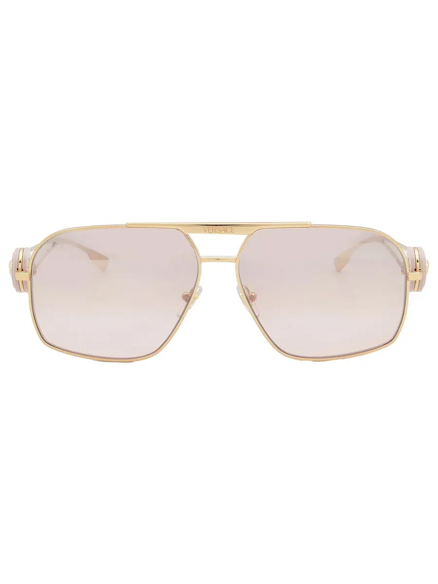 Мужские солнцезащитные очки Versace Pink Mirror Navigator VE2269 10027E 62