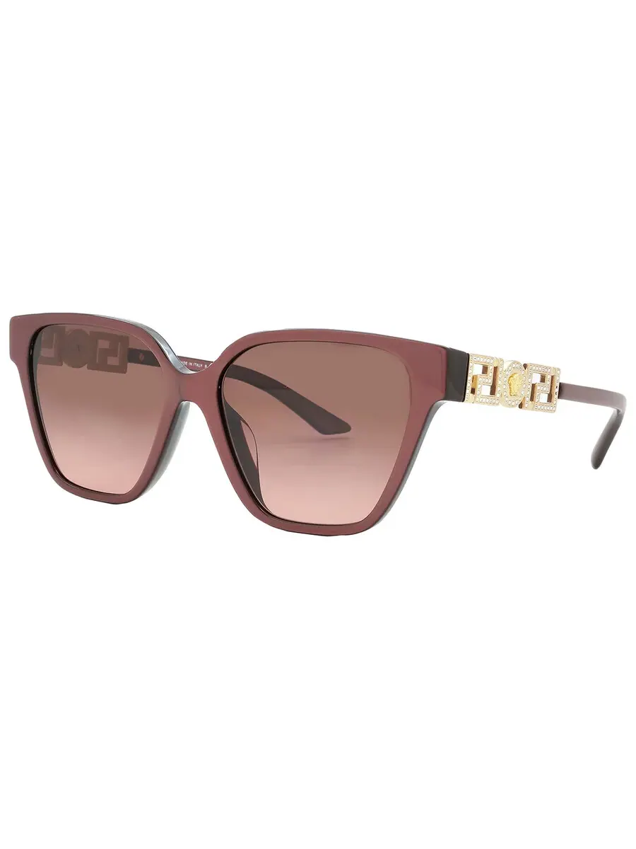 Женские солнцезащитные очки Versace Pink Gradient Butterfly VE4471BF 54755M 56 — изображение 3 из 6, розовый
