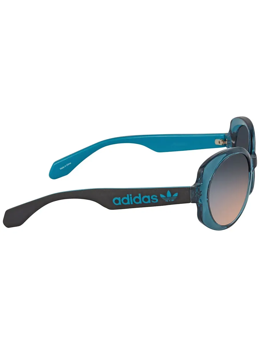 Женские солнцезащитные очки Adidas Gradient Blue Butterfly OR0020 87W 56 — изображение 3 из 3, бирюзовый