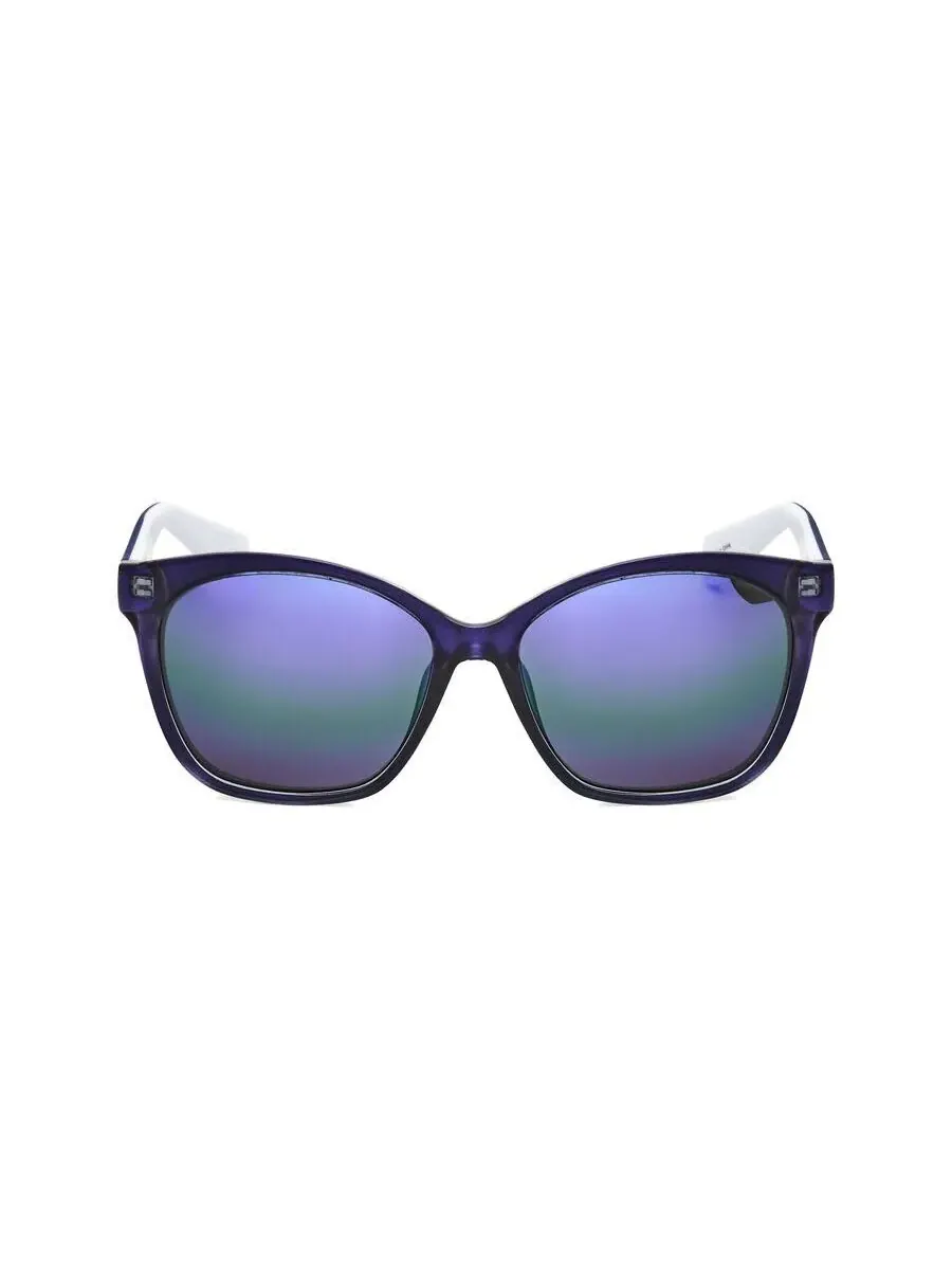 Женские синие очки кошачий глаз Adidas OR0045-80Z-3
