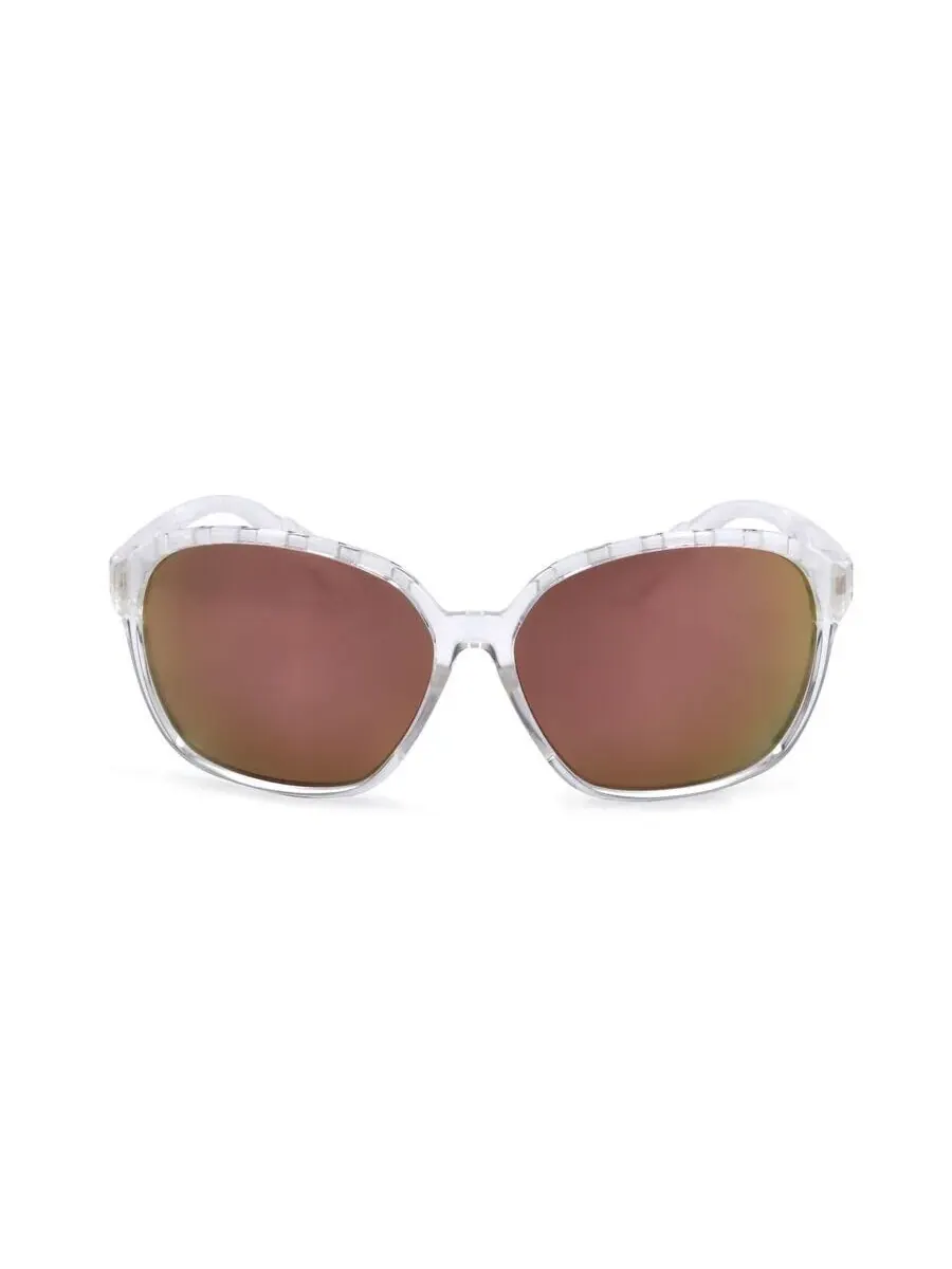 Женские круглые солнцезащитные очки Adidas белого цвета SP0013-01A-3