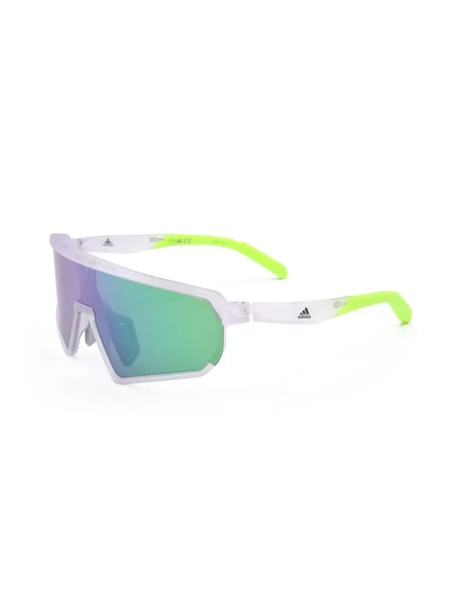 Мужские солнцезащитные очки Adidas White Shield SP0017-02E-3 — изображение 2 из 3, мульти