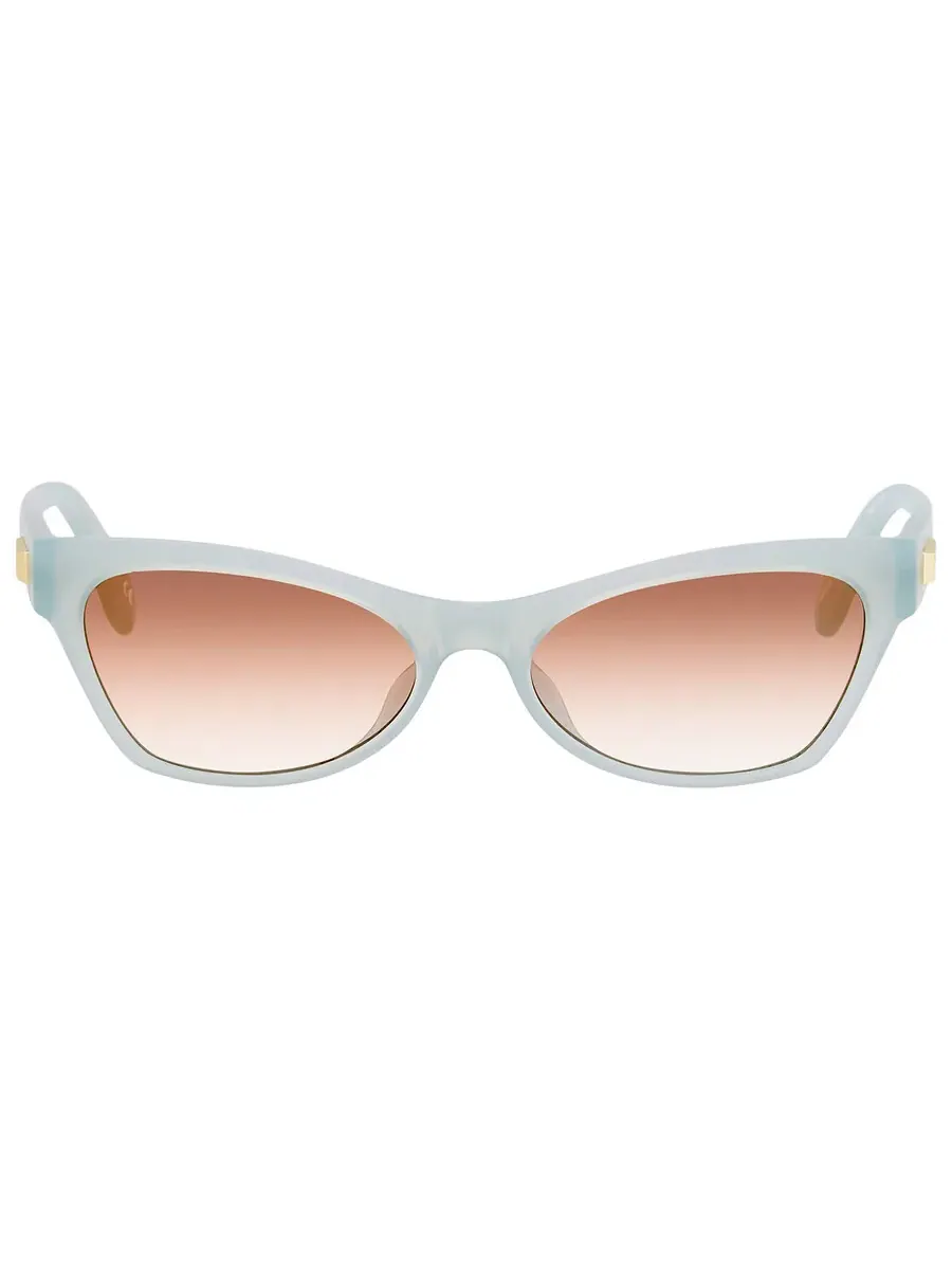 Женские солнцезащитные очки Adidas Originals Brown Mirror Cat Eye OR0010 85G 54