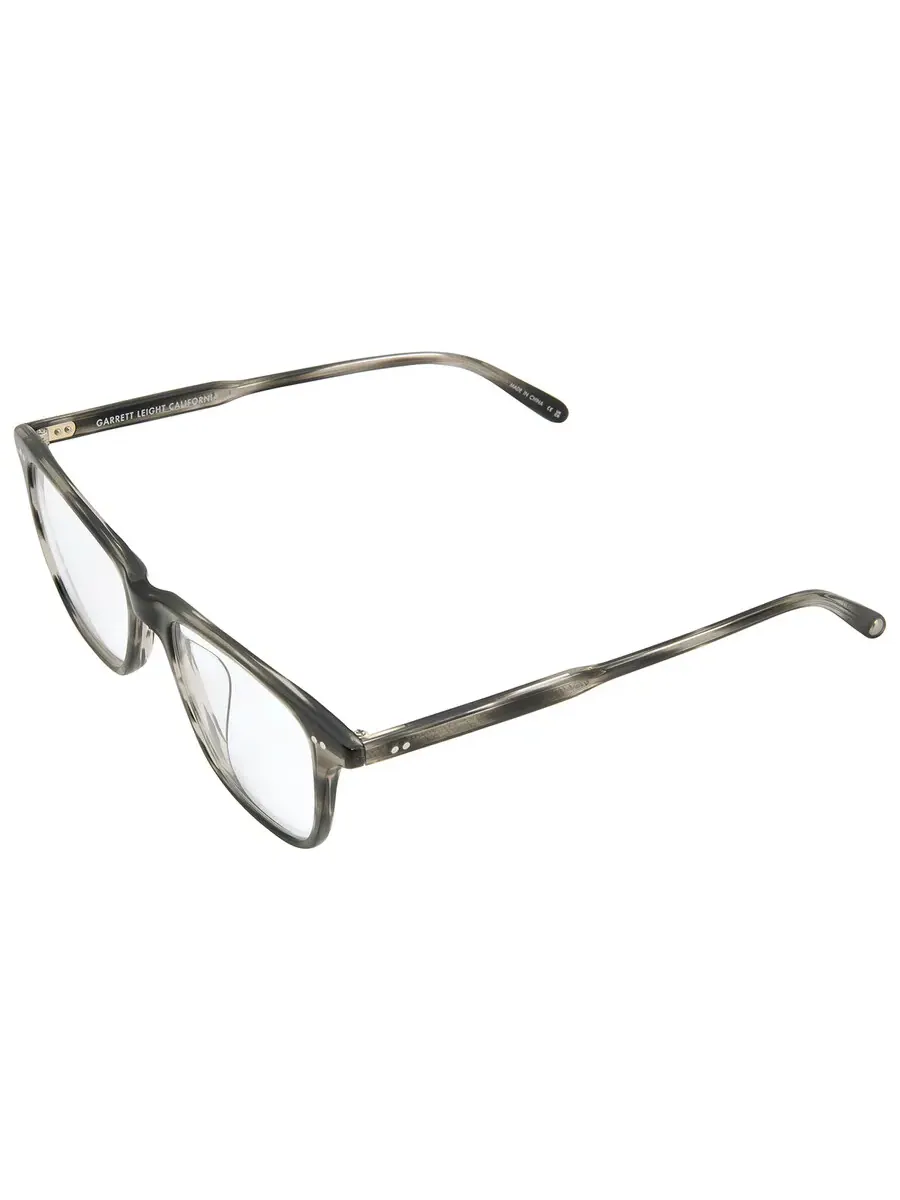 Очки Garrett Leight HAYES Demo Square 1141 BKSLT 50 — 6