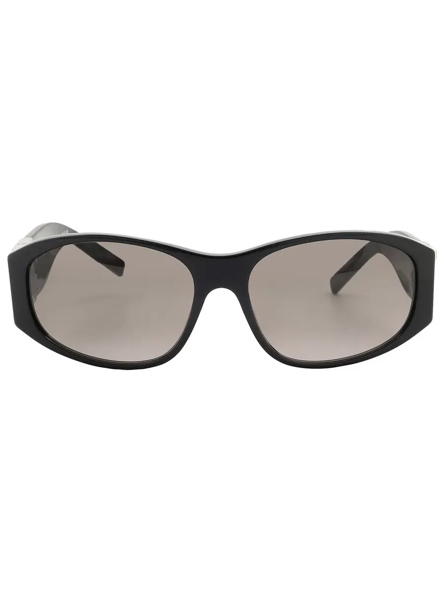 Очки для женщин Givenchy коричневого градиента овальной формы GV40054I 01B 58 — черный