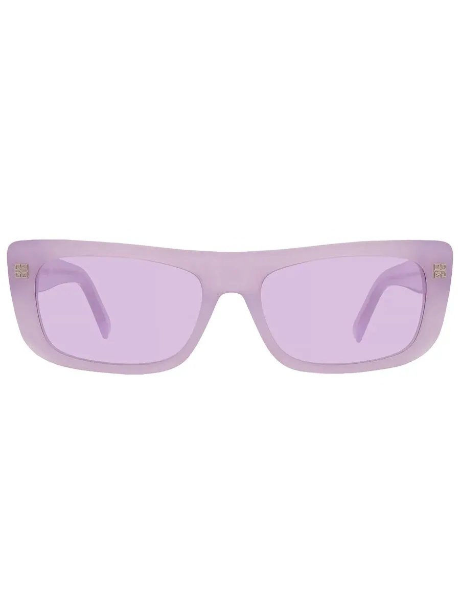 Женские солнцезащитные очки Givenchy Lilac Browline GV40047U 78Y 57, сиреневый — голубой