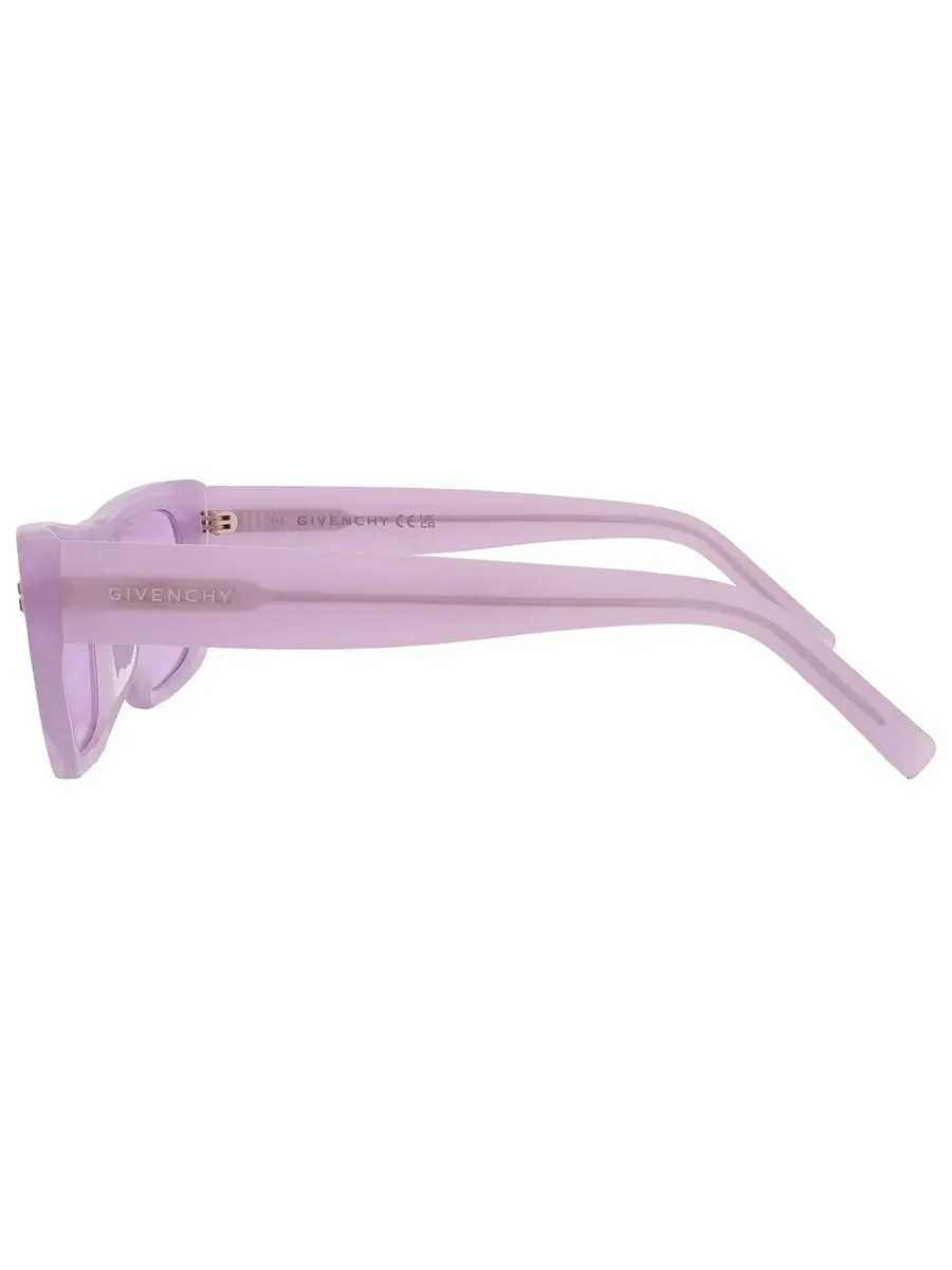 Женские солнцезащитные очки Givenchy Lilac Browline GV40047U 78Y 57, сиреневый — изображение 5 из 5, голубой