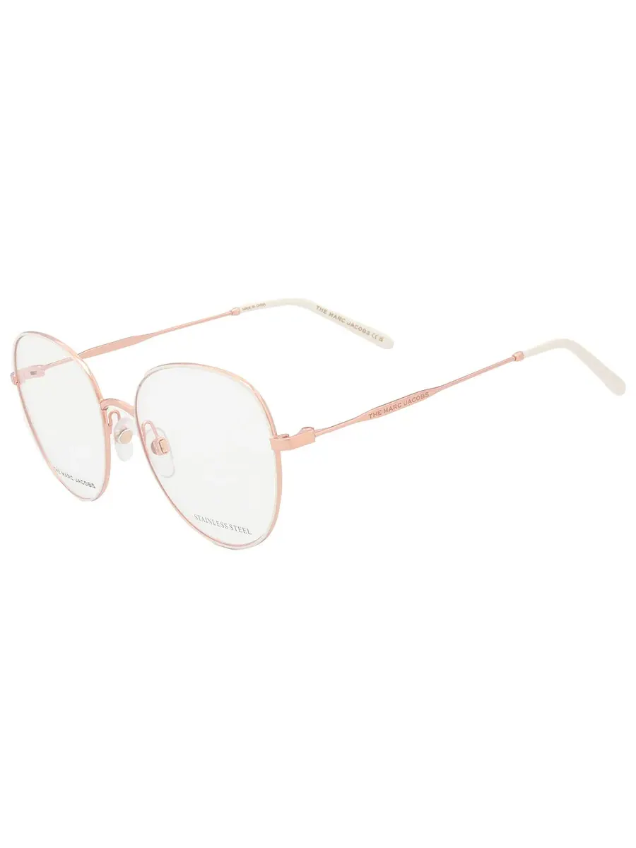 Женские очки Marc Jacobs Demo Oval MARC 590 0Y3R 54, золото/слоновая кость — 4