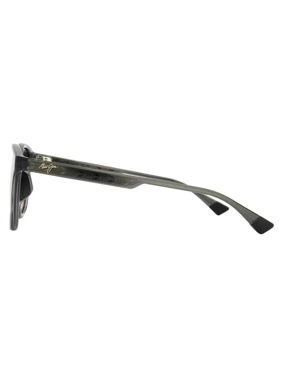 Солнцезащитные очки Maui Jim Ku'ikahi HCL Bronze Oval унисекс HS647-14 55 — изображение 3 из 4, прозрачный темный серый