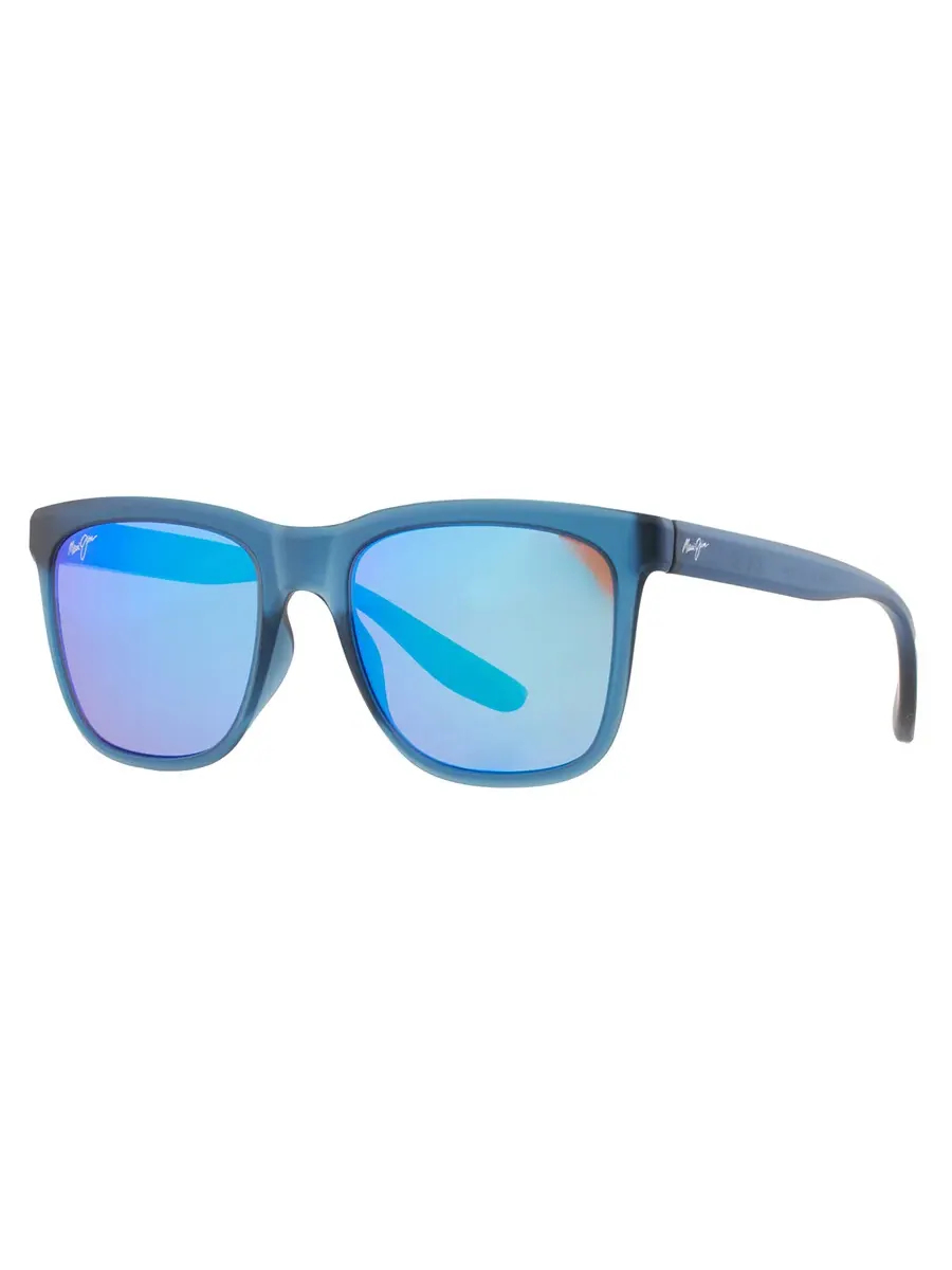 Солнцезащитные очки Maui Jim Pehu Blue Hawaii Square унисекс B602-03 55 — изображение 3 из 5, темно-синий