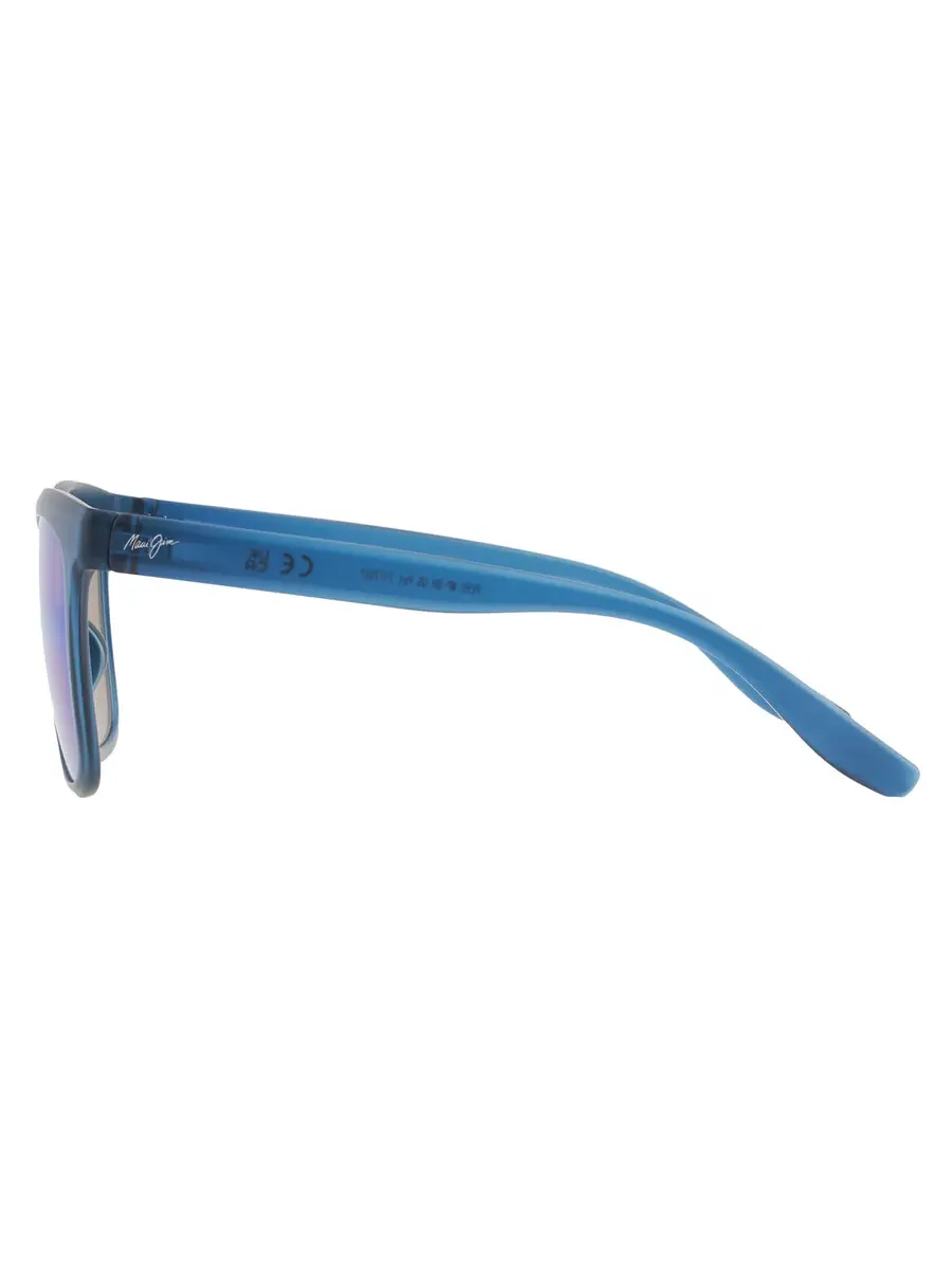 Солнцезащитные очки Maui Jim Pehu Blue Hawaii Square унисекс B602-03 55 — изображение 5 из 5, темно-синий