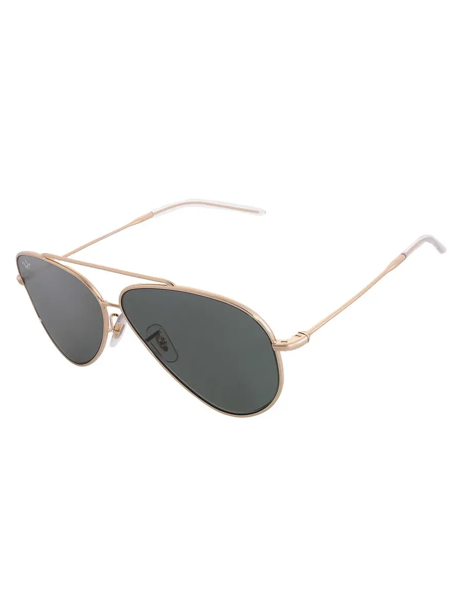Солнцезащитные очки Ray Ban Aviator Reverse Dark Green Pilot унисекс RBR0101S 001/VR 59 Ray-Ban — изображение 3 из 5